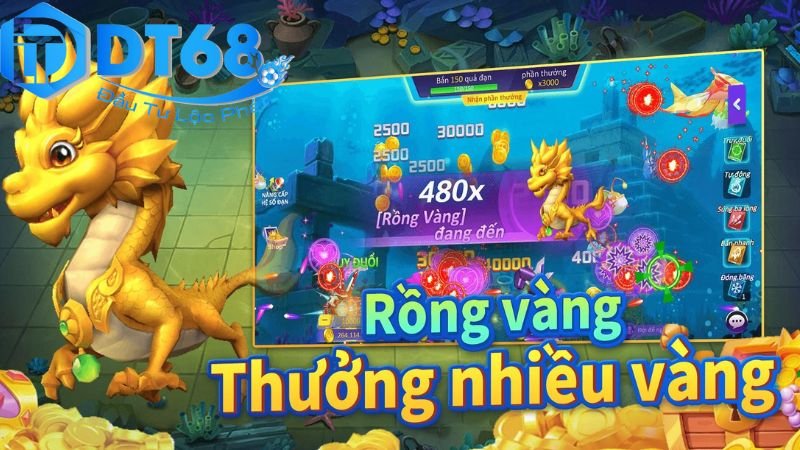Bắn cá Rồng Vàng DT68 – Săn thưởng cực đã 4 Tính năng nổi bật của nền tảng DT68