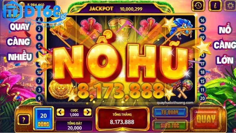 Game nổ hũ DT68 – Săn jackpot, đổi thưởng siêu tốc 3 Chiến lược săn jackpot hiệu quả